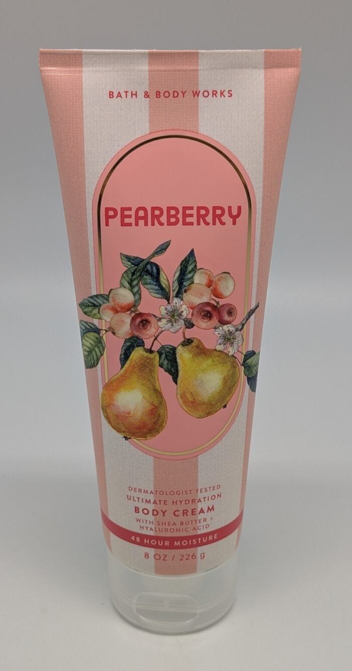 Bath & Body Works Pearberry Ultimate Hydration Body Cream w/ Shea Butter 8 oz